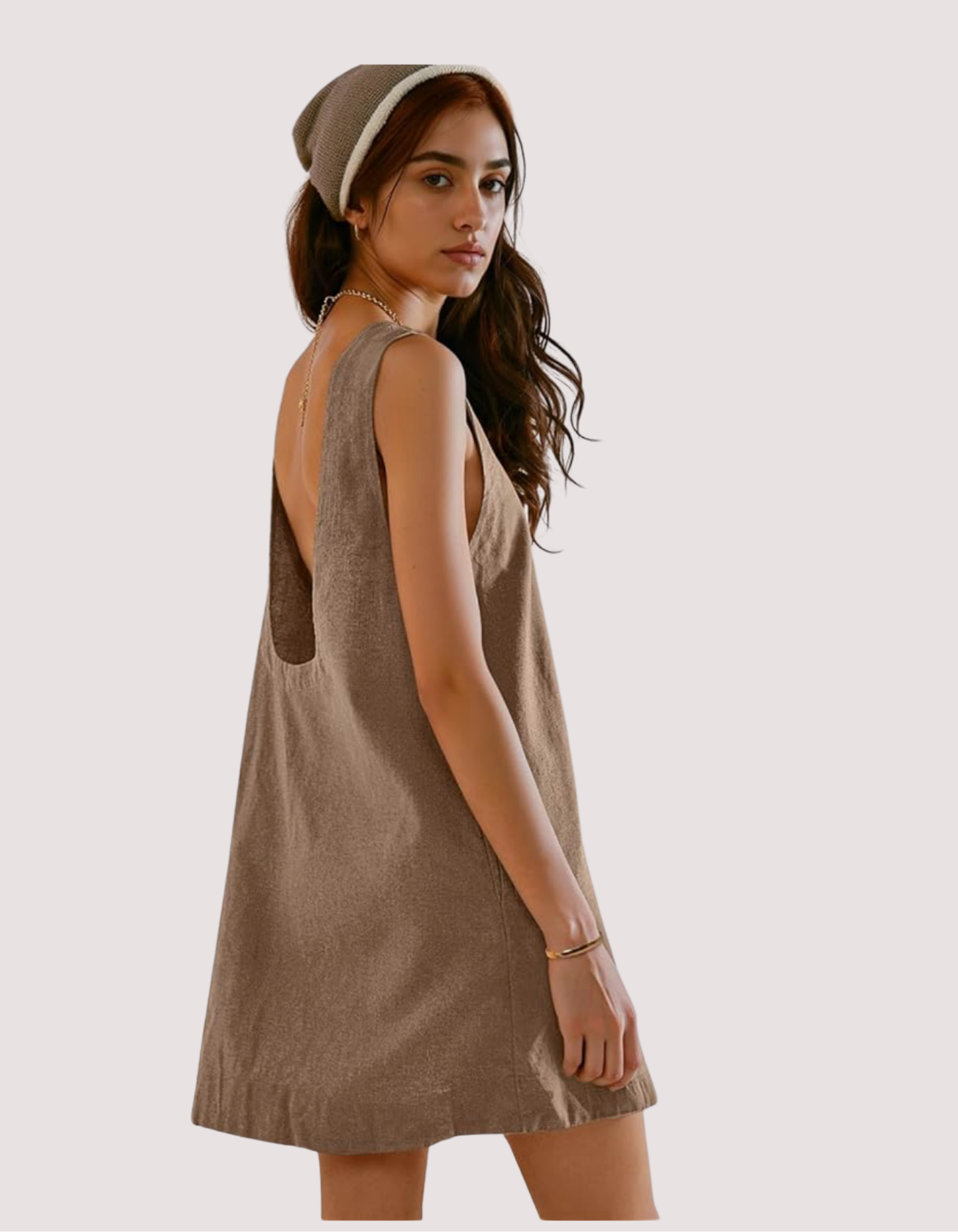 Linen Blend Dress